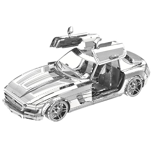 MTu 2018 3D Metall Puzzle Wings Sport Car SLS AMG Modell Kits I22219 DIY 3D Laserschnitt Modell-Bausatz Spielzeug