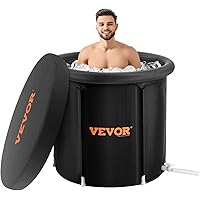 VEVOR Ice Bath Tub, Cold Water Therapy Plunge Tub for Athlete, Portable Outdoor Ice Barrel Plunge Pool for Recovery, 98 Gal I