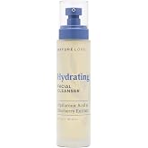 Nature Love Hydrating Facial Cleanser with Hyaluronic Acid &amp; Blueberry Extract | Gently Exfoliates &amp; Hydrates, (6 Fl Oz)