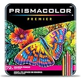 Prismacolor Premier Colored Pencils, Soft Core, Assorted Colors, 72 Count - Durable, Vibrant, Ultra-Smooth, Adult Coloring, D