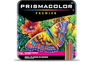 Prismacolor Premier Colored Pencils, Soft Core, Assorted Colors, 72 Count - Durable, Vibrant, Ultra-Smooth, Adult Coloring, Drawing, Sketching, Arts & Crafts