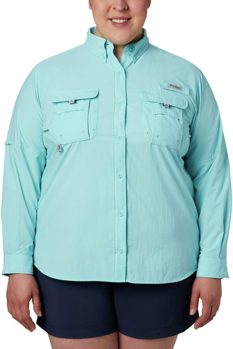 Columbia Columbia Women's PFG Bahama Ii Long Sleeve Shirt, Breathable with Uv Protection: Amazon 
