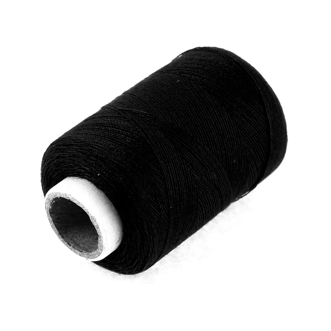 sourcingmap Terylene Household Tailor Sewing Thread Reel Line Spool 31mm Dia Black