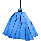 Carbon Fiber Blue Shammy Mop | Ultra-Absorbent Marine Drying Mop for Boats, Yachts, RVs &amp; Cars