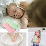 Lanjue 6 Pack Bamboo Flannel Face Cloth 12 x 12 Inch Reusable Facial Towels view 6