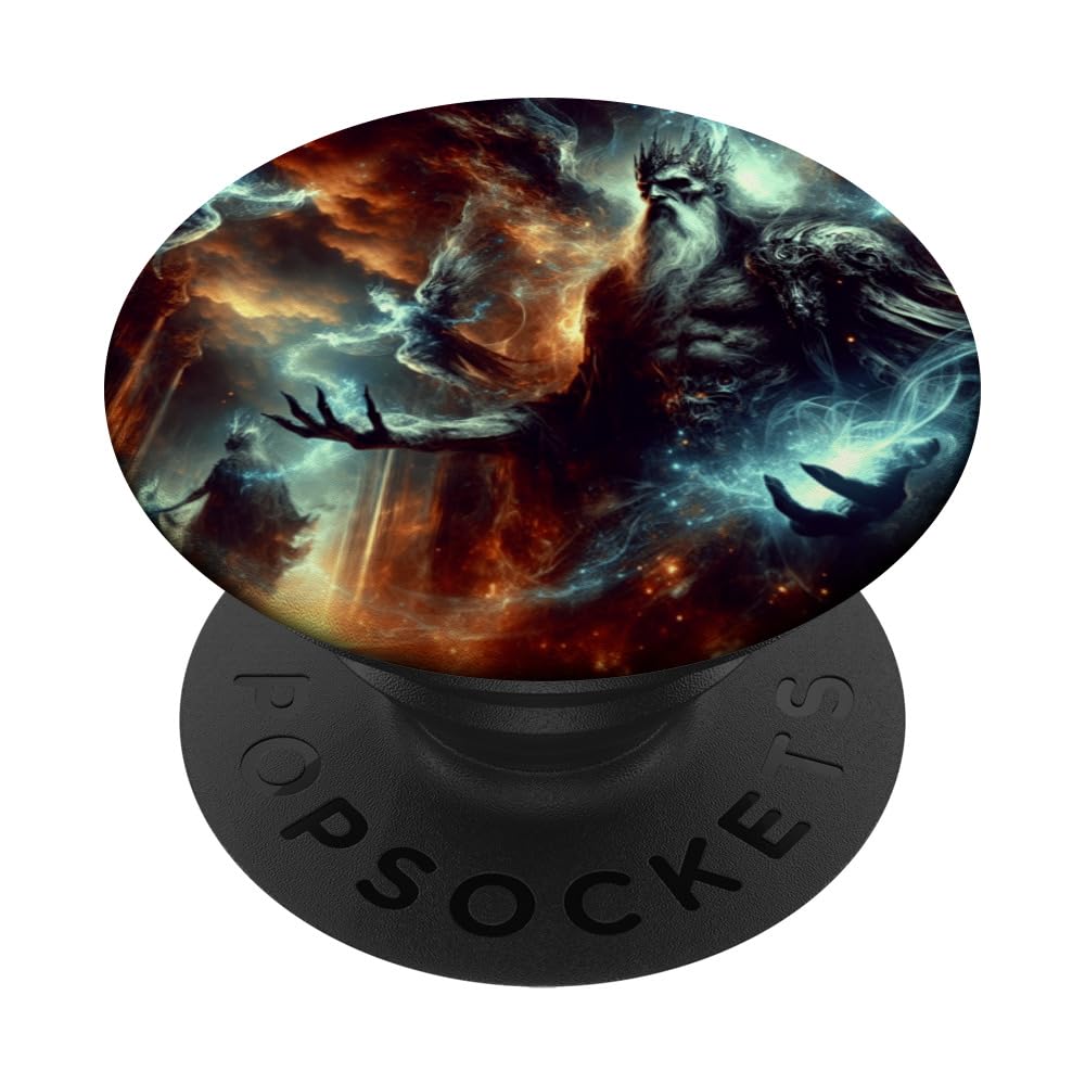 Dark Fantasy Hades Pluto Dis Greek Roman Mythology Graphic PopSockets Swappable PopGrip