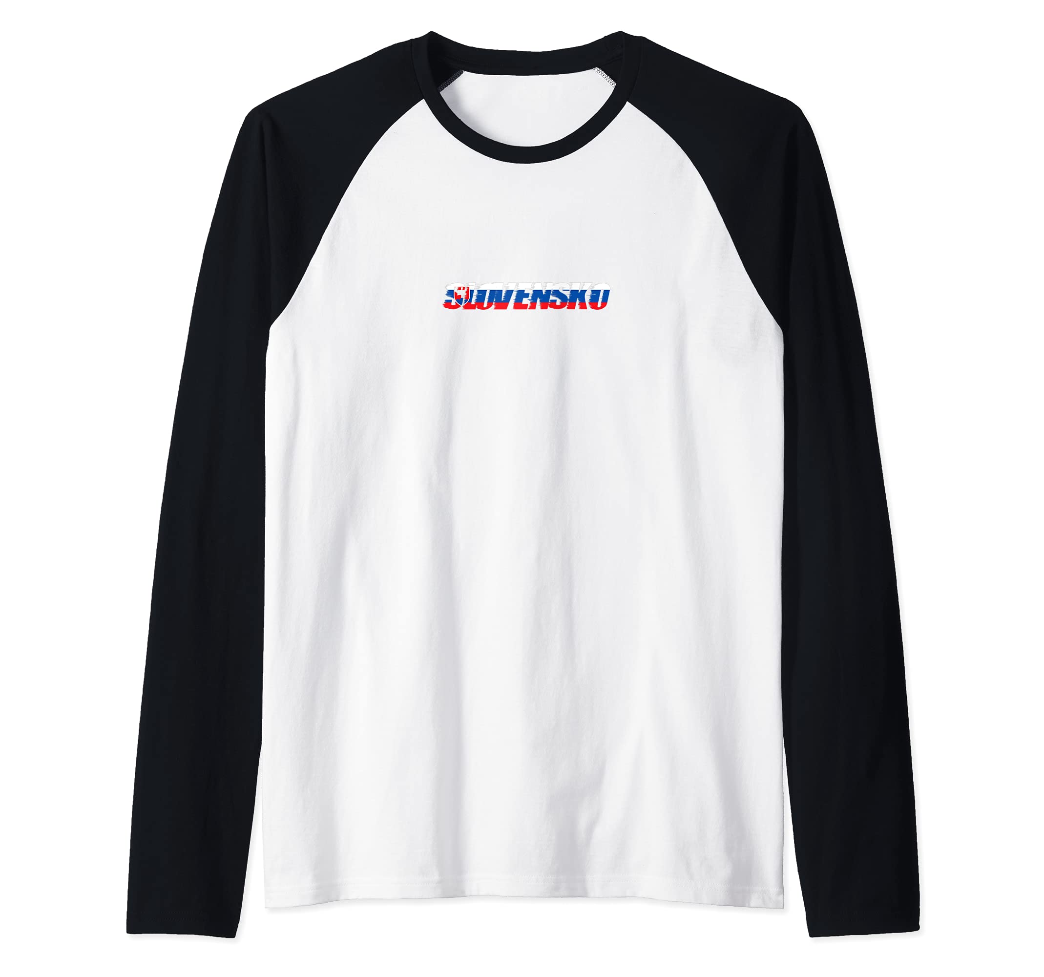 Flag Slovakia Raglan Baseball Tee