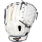 Mizuno GMVP1200PF4W MVP Prime Fastpitch Softball Glove 12", Tartan Web, Right Hand Throw, WHITE-GREY