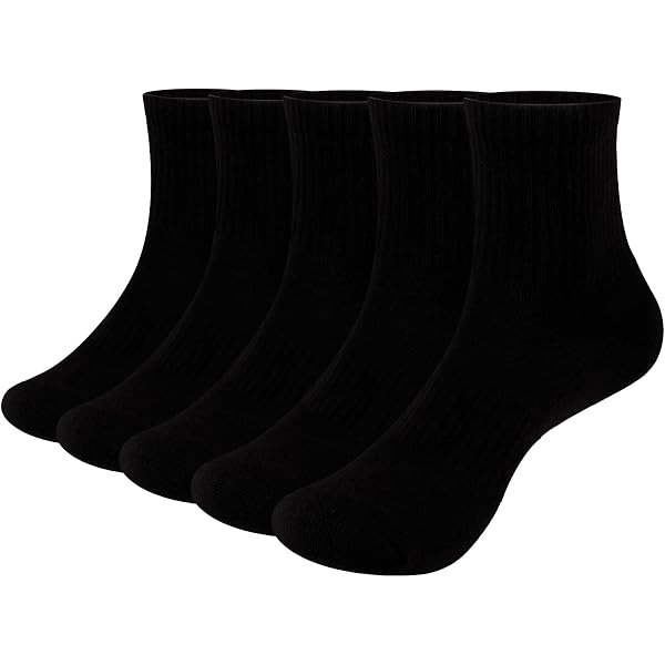Lot De 3 Paires Chaussettes Compression YUEDGE Femme - Sport Hautes - Noir