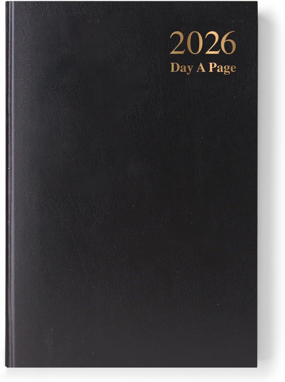 Karrma Ltd A5 2026 Page a Day Desk Diary Hard Backed Leather Planner