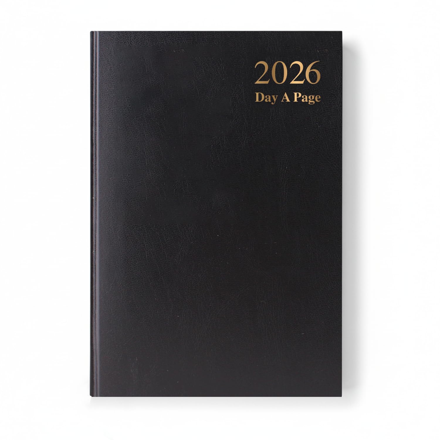 A5 2026 Page A Day Desk Diary Hard Backed Include Calendar Year, Daily Diary, Journal and Planner for business, office and personal Use