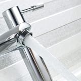 Luckyhome Chrome Bath Mixer Tap Double Lever Tub Filler Solid Brass Fitting G view 5