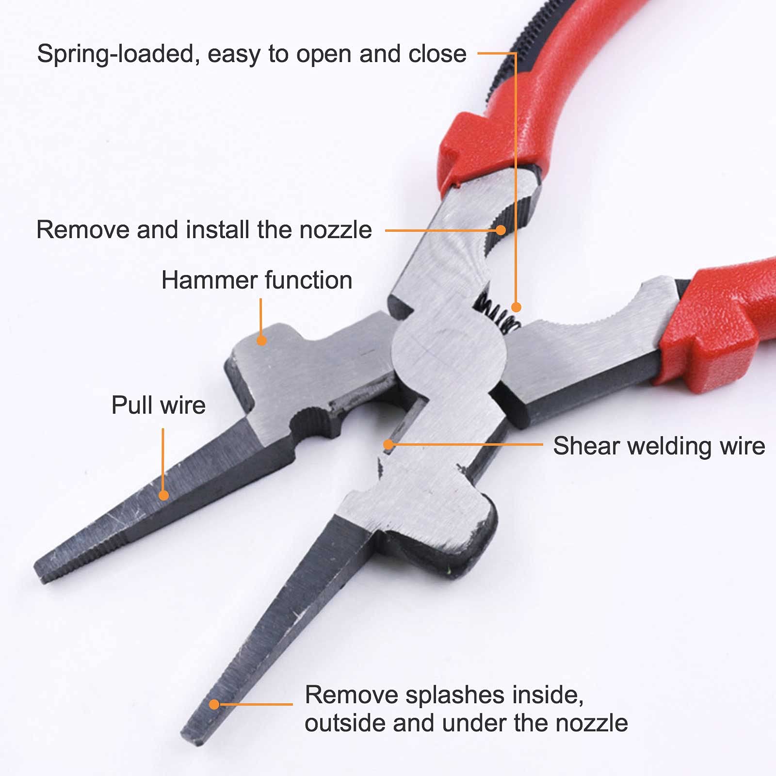 Handook Anti-Rust MIG Welding Pliers, 8 Inch - Reliable and Durable