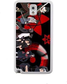 ecenter mignon dessin anime naruto uchiha sasuke itachi sharingan blanc bumper for samsung galaxy note 3 iii n9000 n9005 n9006 n9009 amazon fr high tech iii n9000 n9005 n9006 n9009