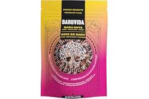 Baruvida Baru Nuts Smokey Mesquite BBQ Flavour | World's Healthiest Nut | Crunchy and Delicious | Healthy Snack | High Protei