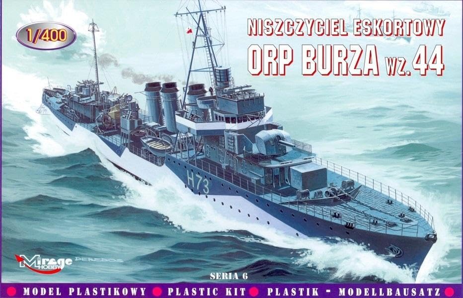 Mirage Hobby 40066 Destroyer ORP BURZA 1944 – Ships