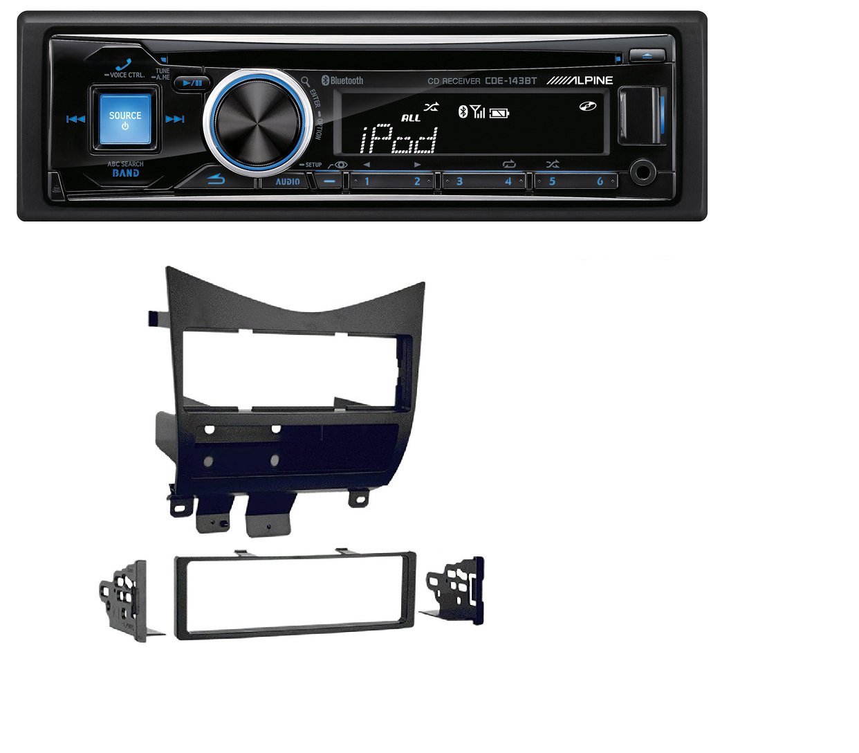 Amazon.com: Honda Accord 2003 2004 2005 2006 2007 CAR Stereo Radio CD  Player Receiver Install MOUNTING KIT Alpine Advanced Bluetooth CD Receiver:  Car ...