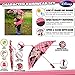 Disney Umbrella and Slicker Set, Toddler or Little Girl Rainwear Ages 2-7, Minnie Mouse, Medium, Age 4-5