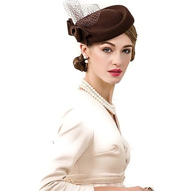 Amazon ブラウントーク帽 礼装帽子 トークハット ヘッドドレス