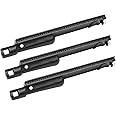 Direct Store Parts DB103 (3-Pack) 15 3/4 Inch Cast Iron Burner Replacement for BBQ Barbeques Galore Turbo 3 Grill Burners Charbroil 463241004, 463241904,Chefs Charbroil SAMS Gas Grill