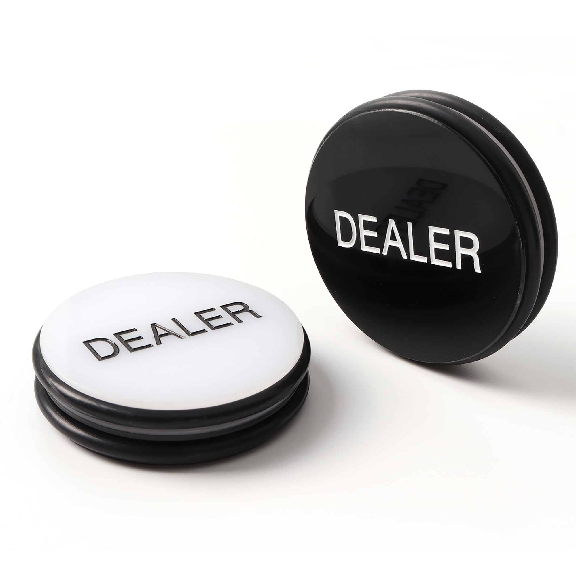 Photo 1 of GSE Games & Sports Expert 3" Acrylic Dealer Button, Casino Grade Poker Button for Gambling Card Games, Texas Hold'em, Poker Nights, Tournaments