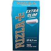 RIZLA Extra Slim Filter Sticks 5.7mm Diameter 120 Filters Per Pack 10 Packs (1200 Filters)