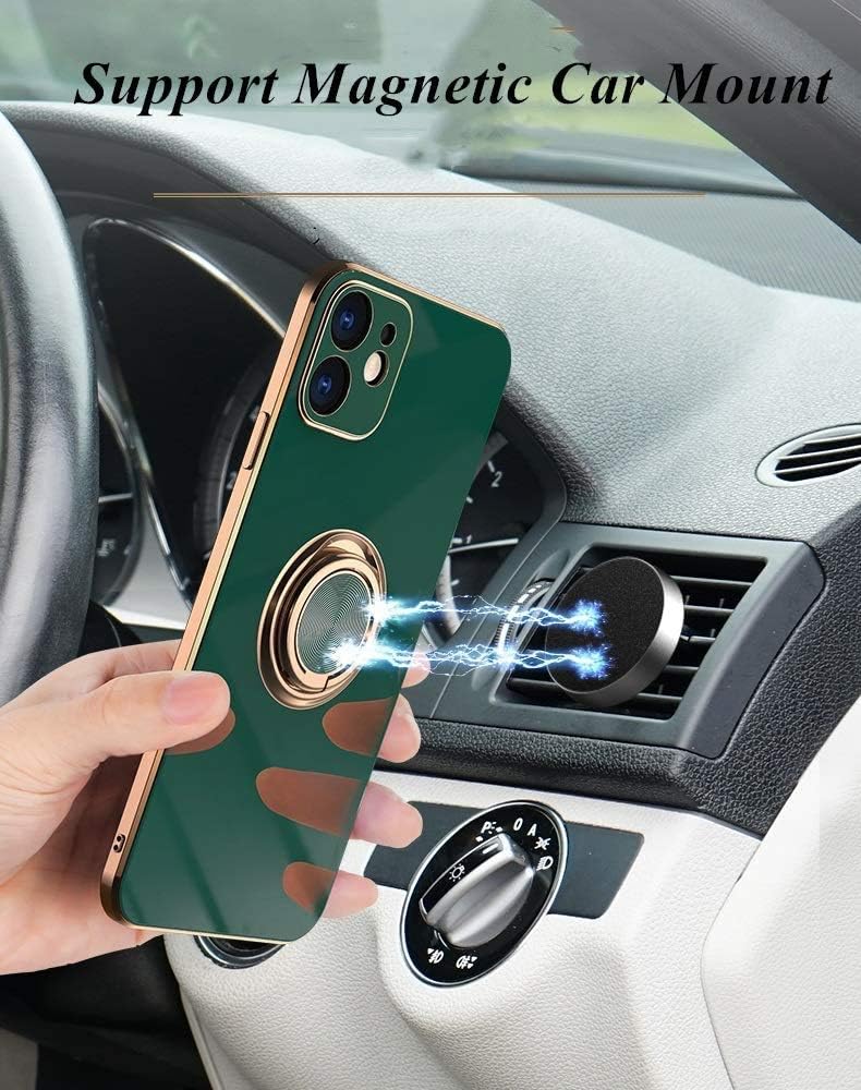 EYZUTAK Electroplated Magnetic Ring Holder Case - Image 5