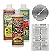 Fox Farm Liquid Nutrient Trio Soil Formula: Big Bloom, Grow Big, Tiger Bloom (Pack of 3-16 oz. Bottles) 1 Pint Each + Twin Canaries Chart & Pipette primary