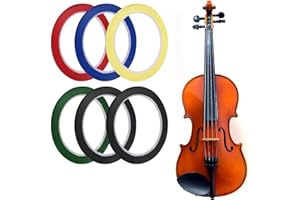 6 Rolls Violin Fingering Tape, 3mm Violin Finger Tape for Fretboard Note Positions, Cello Fingerboard Stickers Guide, Fiddle 