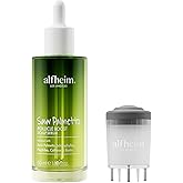 ALFHEIM Saw Palmetto Scalp Serum for Boost Follicle - Infused With Caffeine, Biotin for Thicker Hair - Balance Scalp, Rejuvenate Hair Follicles ＆ Improve Hair Density - 1.69 fl oz + Serum Applicator