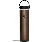 Hydro Flask 24 Oz Lightweight Trail Series Wide Flex Cap Obsidian- Hiking Water Bottle