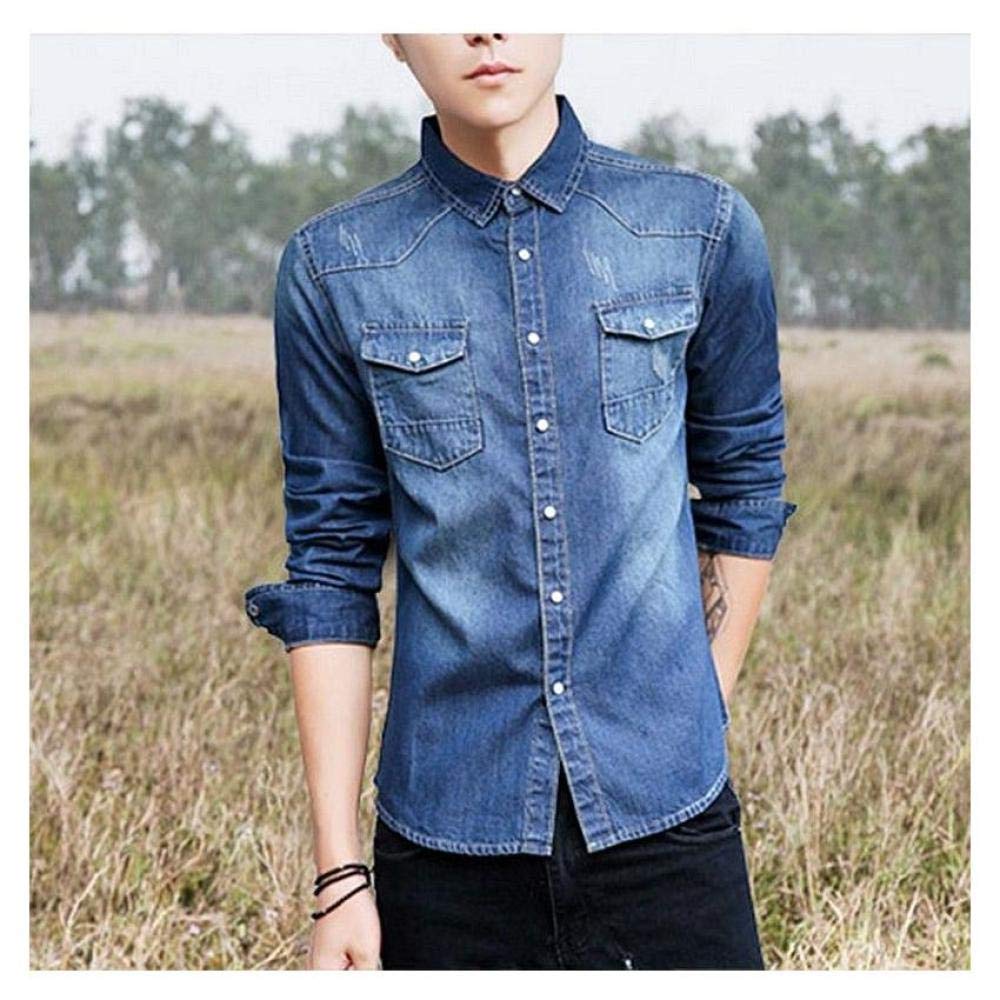 light blue colour denim shirt