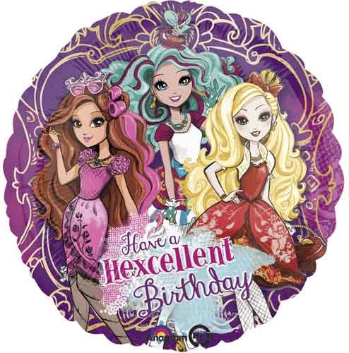 17" Birthday Ever After High Foil Balloon