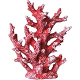 Aquarium Künstliche rote Korallen Unterwasser Pflanzen Ornament