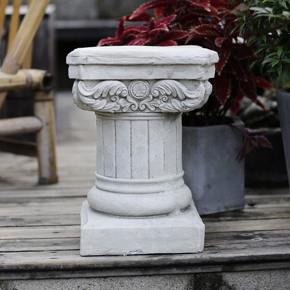 YHCH Angel Garden Statue And Sculpture, Indoor Outdoor Angel Yard Art Decor Home Decor Housewarming Gift roman Column 14inch