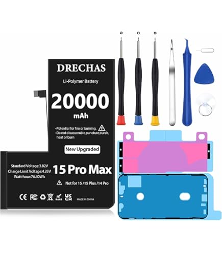 Amazon.com: XYIRMCYF 19999mAh Super Capacity Battery Compatible