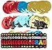 Congrats Grad! Graduation Party Caps and Swirls Ceiling Decoration, Paper, Pack of 50