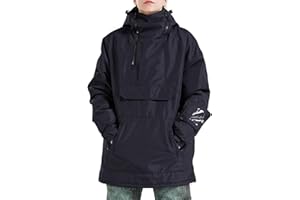 SNBOCON Womens Ski Snow Anorak Jacket Waterproof Windproof Warm Snowboarding Winter Coat with Hood