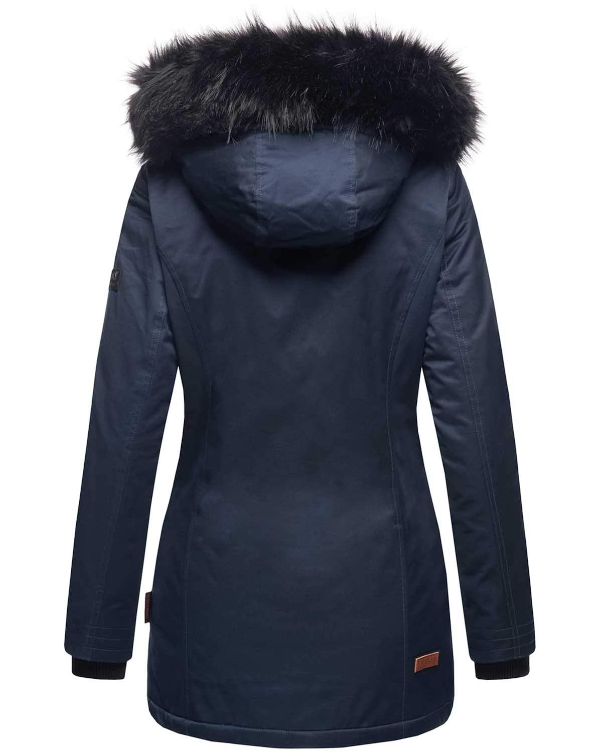 Navahoo Damen Winter Jacke Parka Mantel Winterjacke warm gef/&uuml;ttert B626