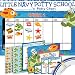 Potty Training Chart for Toddlers - Sea Theme - Sticker Chart - Celebratory Diploma, Crown and Book - 4 Week Potty Chart for Girls and Boys - Potty Training Sticker Chart primary