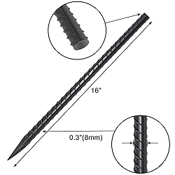VVOKGO RebarStakes 16 Inches Rebar Stakes