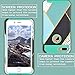 SKYLMW Compatible with iPhone 7 Plus Case, [Shock Absorption] Hybrid Dual Layer Armor Defender Protective Case Cover for Apple iPhone 7 Plus Mint Green Composition
