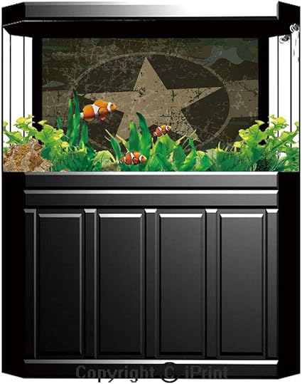 Amazon Com Aquarium Decoration Background Camo Grunge Dusty