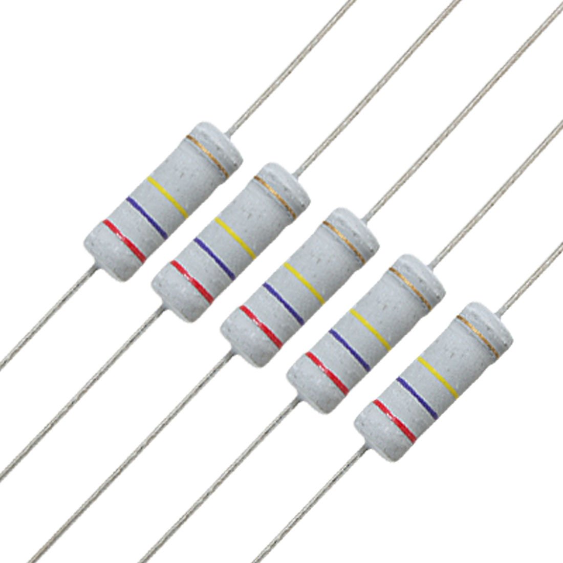 Uxcell 10x 270KR Metal Oxide Film Resistors, 3W, 500V, 270K Ohm Single