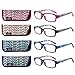 EYEGUARD Reading Glasses 4 Pair Quality Spring Hinge Stylish Readers Fashion Women Glasses for Readers