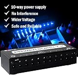 JOYO JP-02 Isolated 9V 12V 18V Power Supply 10 Outputs Guitar Pedal view 2