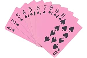 BKBNSJ 2 Decks Pink Playing Cards Pink Deck of Cards Theme Games Cards