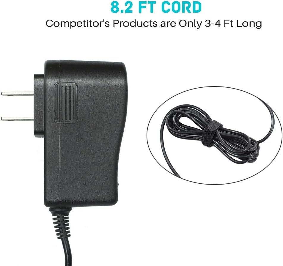 Ac Dc Adapter for Brother P-Touch PT-D210 PTD 210 PT-D200VP PTH110 Label Maker, UL Listed Power Supply Charger for Brother AD-24 AD-24ES AD-20 AD-30 (8.2 Ft Long Cord): Home Audio & Theater