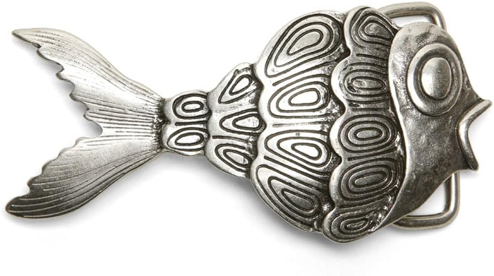 VaModa G/&uuml;rtelschlie/&szlig;e Wechselschlie/&szlig;e G/&uuml;rtelschnalle Buckle Modell Fish