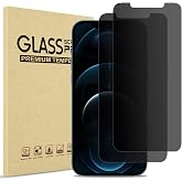 ProCase 2 Pack Privacy Screen Protector for iPhone 12 Pro Max 2020, Anti-Spying Tempered Glass Screen Film Guard for iPhone 12 Pro Max 6.7 Inch 2020